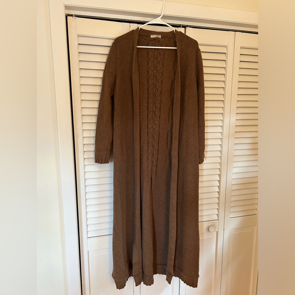 MANRICO CASHMERE Cashmere Cardigan Duster Sweater